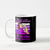 Women I Am The Storm Epilepsy Awareness Warrior  Kaffeetasse (Links)