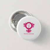 Women in Wind Energy – Feminist Gift Button (Vorne & Hinten)
