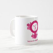 Women in Wind Energy – Feminist Gift Kaffeetasse (Vorderseite Links)