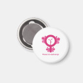 Women in Wind Energy – Feminist Gift Magnet (Vorderseite/Rückseite)