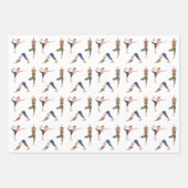 Women In Yoga Poses Colorful Exercise Pattern Geschenkpapier Set (Vorderseite 2)