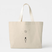 women inspiring totebag jumbo stoffbeutel (Rückseite)