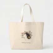 women inspiring totebag jumbo stoffbeutel (Vorne)