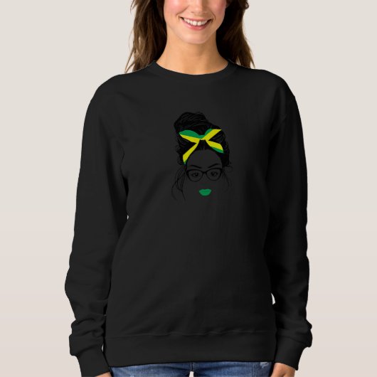 Women Jamaica Pride Jamaica Reggae Music Roots Jam Sweatshirt (Vorderseite)