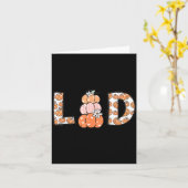 Women Labor And Delivery Nurse Fall Pumpkins Thank Karte (Gelbe Blume)