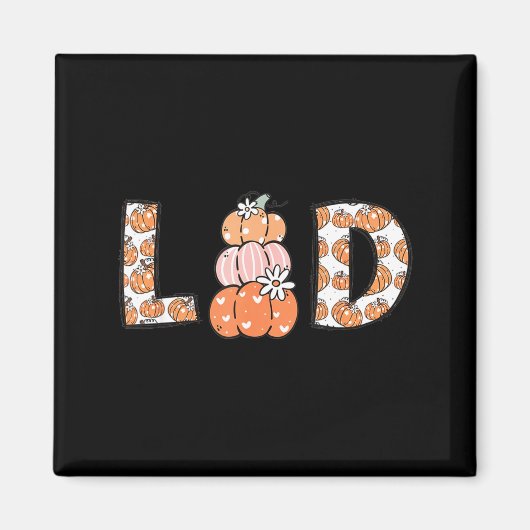 Women Labor And Delivery Nurse Fall Pumpkins Thank Magnet (Vorne)
