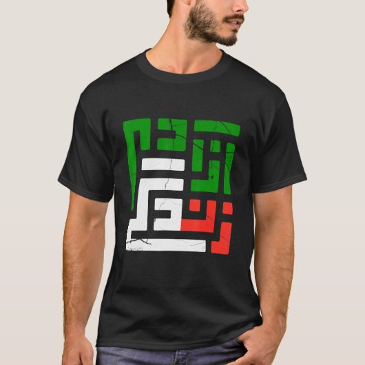 Women Life Freedom in Farsi Zan Zendegi Azadi T-Shirt (Vorderseite)