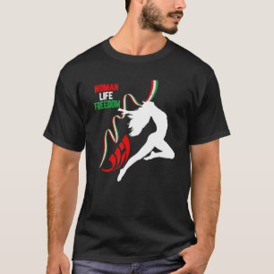 Women Life Freedom Zan Zendegi Azadi Farsi calligr T-Shirt