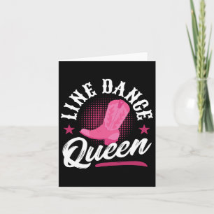 Women Line Dancer Queen Line Tanz Mama Line Danc Karte