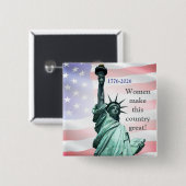 Women Make This Country Great! Button 3 (Vorne & Hinten)