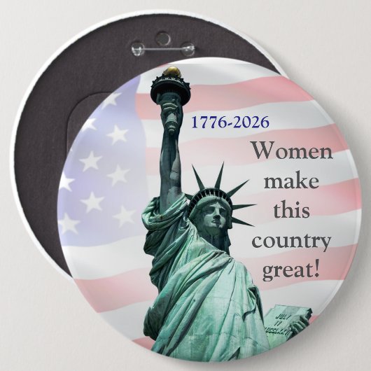 Women Make This Country Great! Button 4 (Vorne & Hinten)