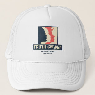 Women March SF Truth To Power Truckerkappe