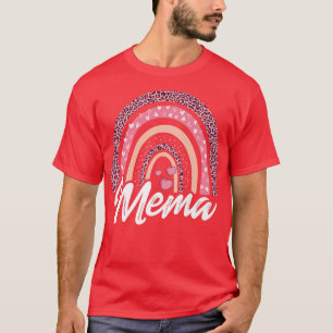 Women Mema Mothers Day For Best Mema Ever Rainbow T-Shirt