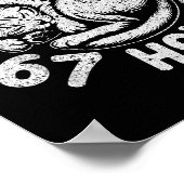 Women Napped For 67 Hours Funny Cat Lover Owner Gi Poster (Ecke)