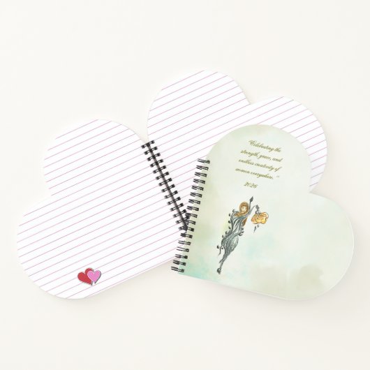 Women: Nature’s Quiet Power,Notbook Notizblock (Innenseite)