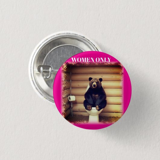 WOMEN ONLY BUTTON (Vorne & Hinten)