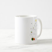 Women Radiology Skeleton Christmas Tree Xray Tech  Kaffeetasse (VorderseiteRechts)
