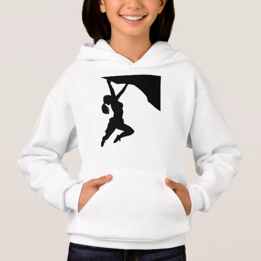 Women Rock Climbing Climber Hoodie (Vorderseite)