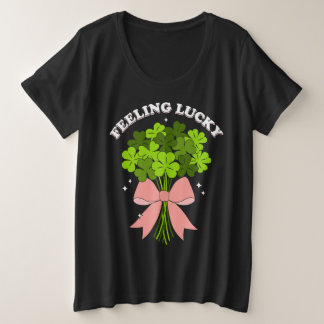 Women’s cute St.Patrick’s Day Große Größe T-Shirt