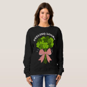Women’s cute St.Patrick’s Day Sweatshirt (Vorne ganz)