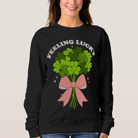Women’s cute St.Patrick’s Day Sweatshirt (Vorderseite)