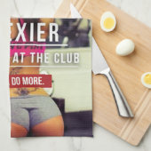 Women’s Gym Workout Motivational Handtuch (Viertel Falte)