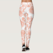 Women’s High Rise Floral Print Activewear Leggings (Rückseite)