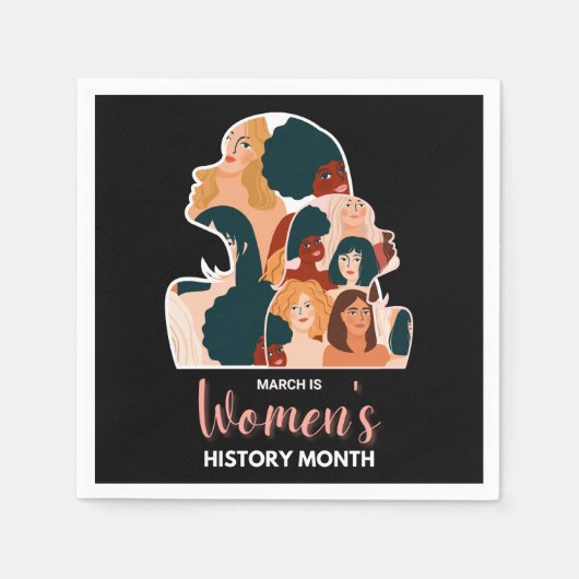 Women’s History Month Serviette (Vorderseite)