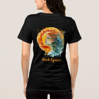 Women’s March Equinox Art T-Shirt – Mädchen & Sonn Tri-Blend Shirt