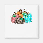 Women’s Pumpkin Leopard Print Graphic It’s Fall Y’ Magnet (Vorne)