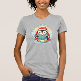 Women’s Scholarly Penguin Storytime Cotton Tee