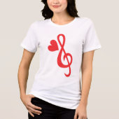 Women’s White Graphic T-Shirt  Tri-Blend Shirt (Vorderseite)