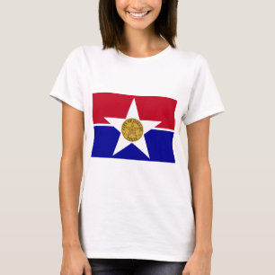 Women T Shirt mit der Flagge von Dallas, USA