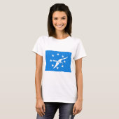 Women T Shirt mit Flag Corpus Christi, USA (Vorne ganz)