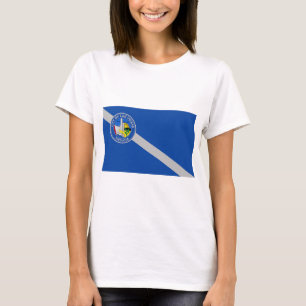 Women T Shirt mit Flag Las vegas, USA