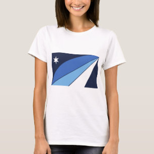 Women T Shirt mit Flagge von Kolumbien, USA