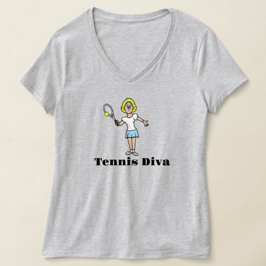 Women Tennis Diva T - Shirt - Blonde (Ablage )
