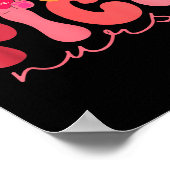 Women Valentine Cu Nurse Pediatrics Cute Bears Ped Poster (Ecke)