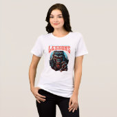 Women Wise Gorilla Lessons Learn T-Shirt Tri-Blend Shirt (Vorderseite voll)