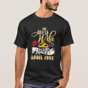 Womens 27 Wedding Anniversary Outfit Best Wife Sin T-Shirt