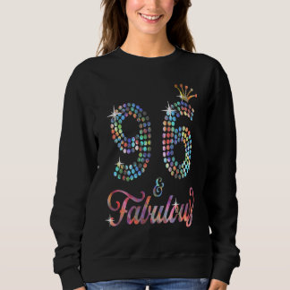 Womens 96 & Fabulous 1925 96th Celebration For Lad Sweatshirt