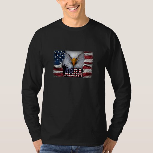 Womens Abba Eagle American Bald Eagle Eyes T-Shirt (Vorderseite)