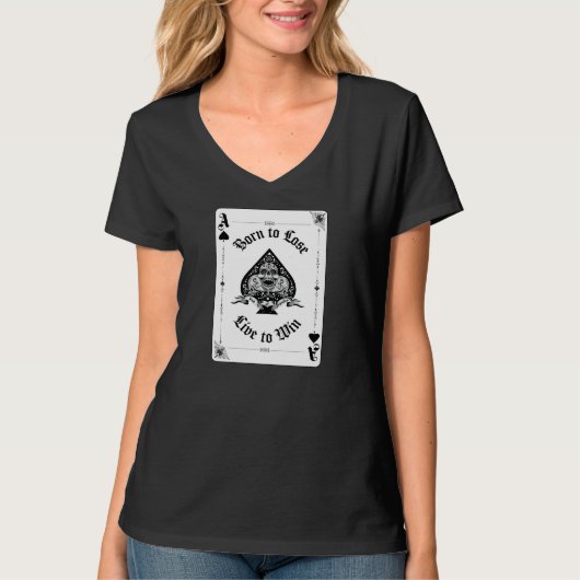 Women's Ace of Spades shirt (Vorderseite)