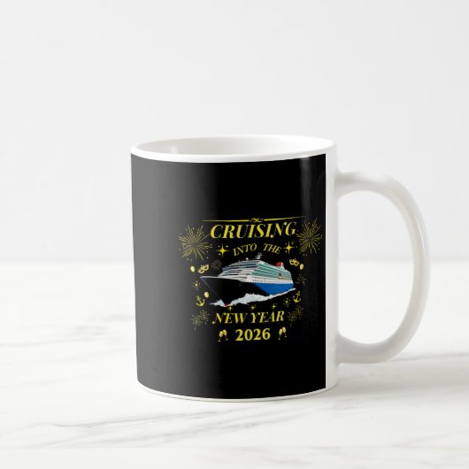Womens Adventure Awaits – Welcome 2026 V-neck Kaffeetasse (Rechts)