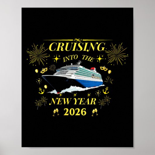 Womens Adventure Awaits – Welcome 2026 V-neck Poster (Vorne)