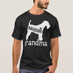 Womens Airedale Grandma Giovanni Niedlich Airedale T-Shirt