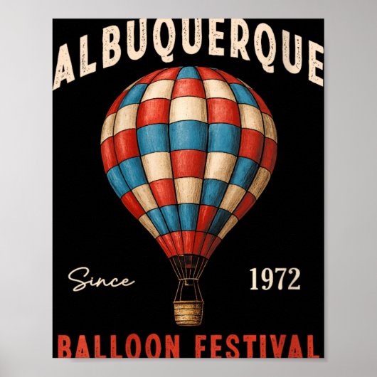 Womens Albuquerque Balloon Festival New Mexico Fie Poster (Vorne)