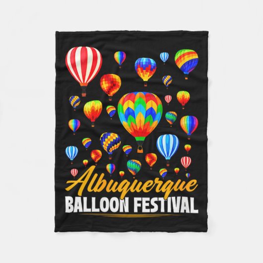 Womens Albuquerque Hot Air Balloon Festival Balloo Fleecedecke (Vorderseite)