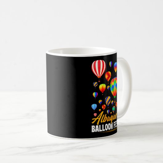 Womens Albuquerque Hot Air Balloon Festival Balloo Kaffeetasse (VorderseiteRechts)