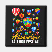 Womens Albuquerque Hot Air Balloon Festival Balloo Magnet (Vorne)